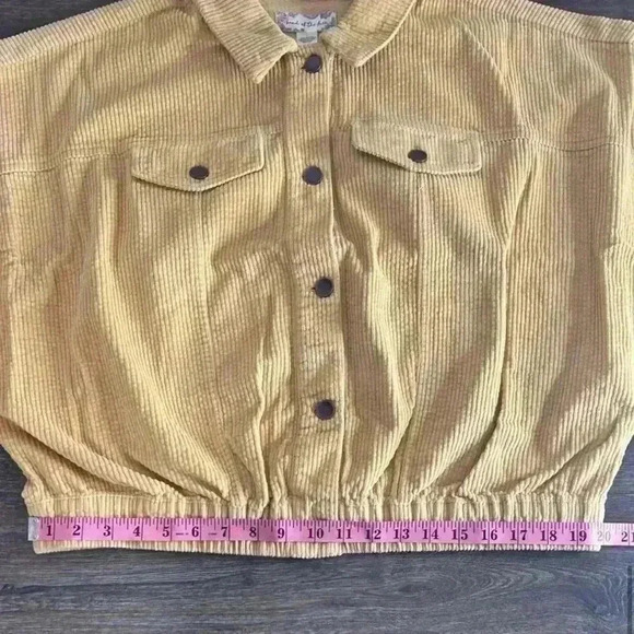 Band Of The Free Other Side Corduroy Jacket in Sand, Size Large. NWT! - Picture 15 of 15